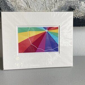 Susan Bokos Photo Art Print Anna Maria Island Florida Coastal Beach Umbrella